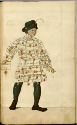 Figure 2.3 Image courtesy of UCLA Library Digital Collections. Schoenbartbuch Coll. 170 MS 351, p