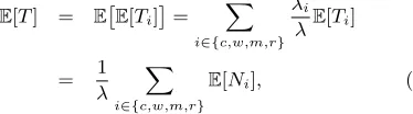 Figure 4: Non-delayed oﬄoading model with cellularand WiFi networks