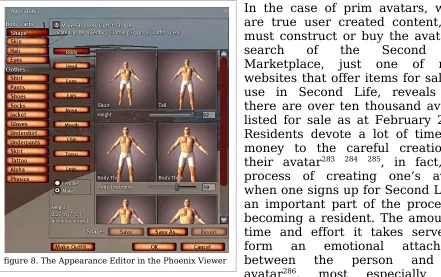 figure 8. The Appearance Editor in the Phoenix Viewer