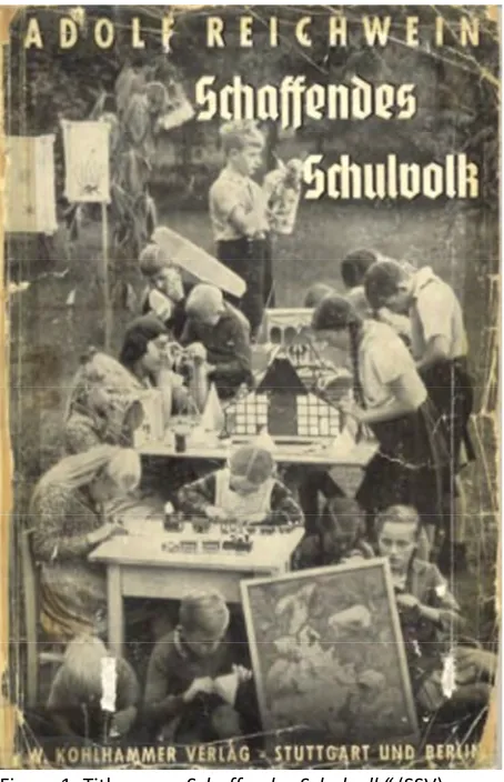 Figure 1: Title page „Schaffendes Schulvolk“ (SSV) bbf.dipf.de/hans/hansphoto/reichwein/reich-0275/reich-0275.jpg 