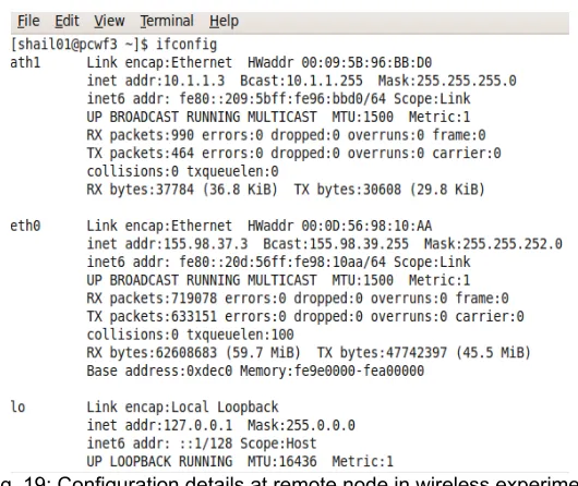 Fig. 20: Pinging pcwf1-3-5-7-1, 500 pkts. (All at 
