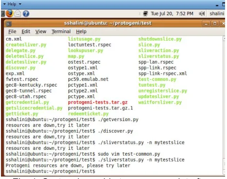 Fig. 1: System is unable to run any script after changes in test-common.py 