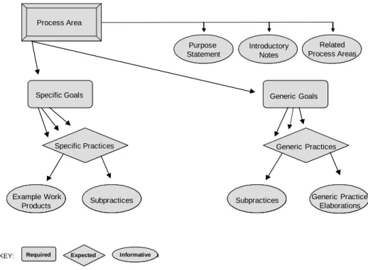 Figure 2.1: CMMI Model Components 