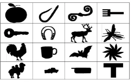 Figure 2. Example shapes taken from MPEG-7 dataset. 