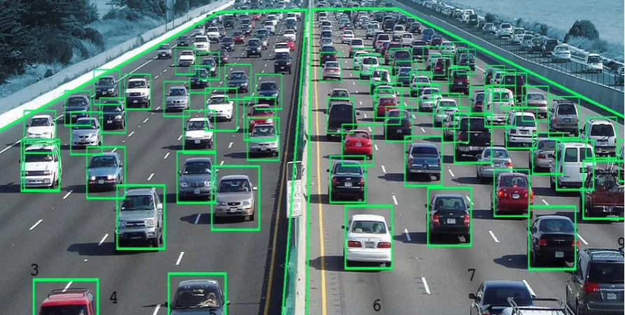 Figure 3. Estimating total vehicles count for sensor data analysis (eastbound and westbound traffic)
