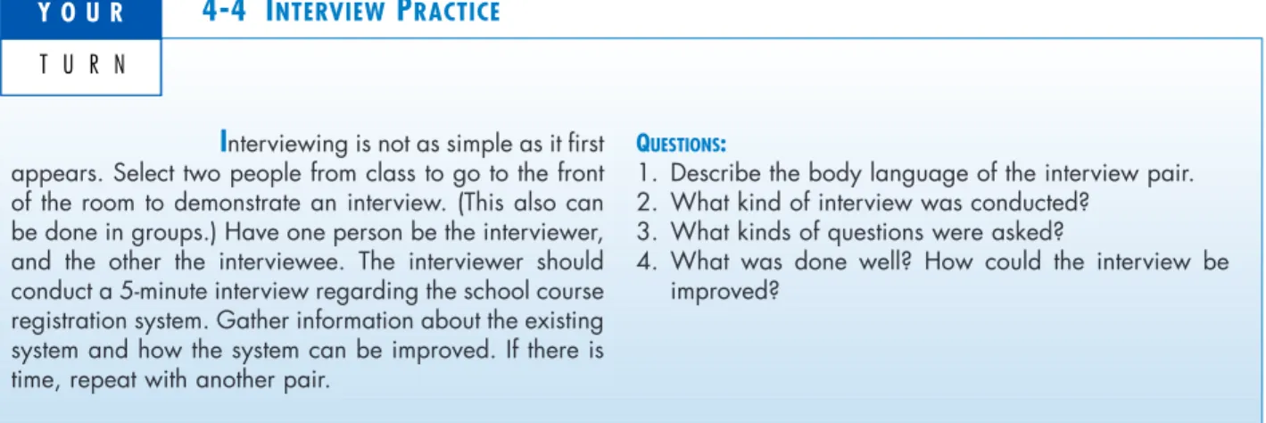 FIGURE 4-8 Interview Report