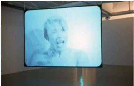 Figure 6: Douglas Gordon, 24hr Psycho, 1993, installation view 