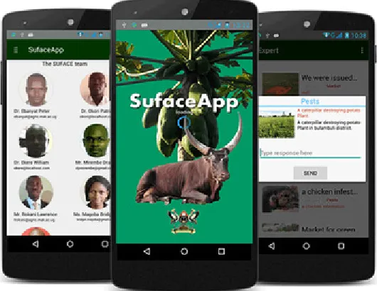 Figure 6:   SUFACE Mobile App