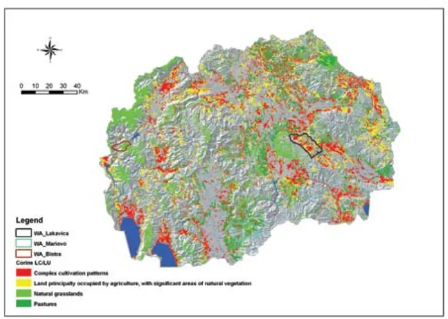 Fig.3.2. Potential HNV farmland in the Republic of Macedonia