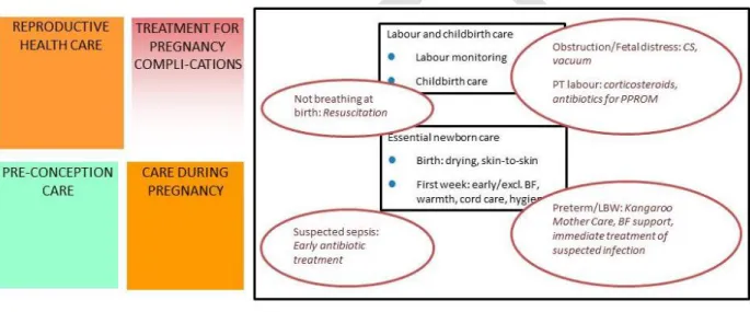 Figure 2: Packages of essential interventions for ending preventable newborn mortality 