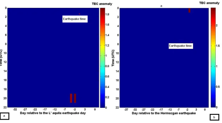Fig. 4. Results of DEMETER data analysis for the Sichuan earthquake (12 May 2008) from 1 April to 16 May 2008