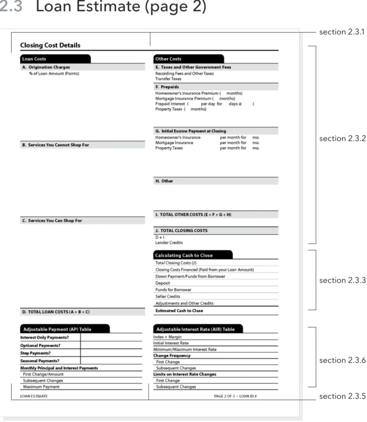 FIGURE		7:	 LOAN ESTIMATE (PAGE 2)