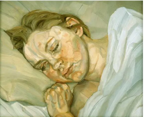Figure 8: Lucian Freud, Sleeping Head, 1979 - 1980 