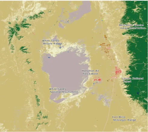 Figure 1: White Sands Missile Range, NM, Land Cover, 2006
