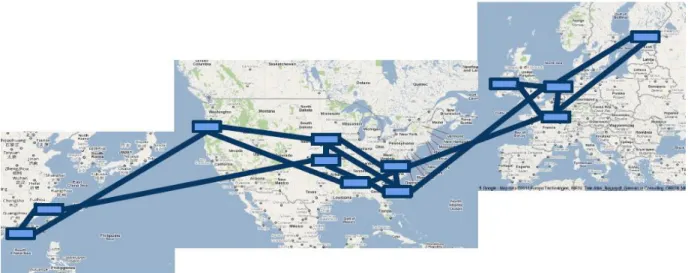 Figure 1 – Google WAN Network 