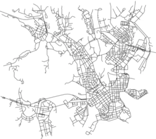 Figure 4: Helsinki simulation area (map data provided by Maanmittauslaitos, 2007)