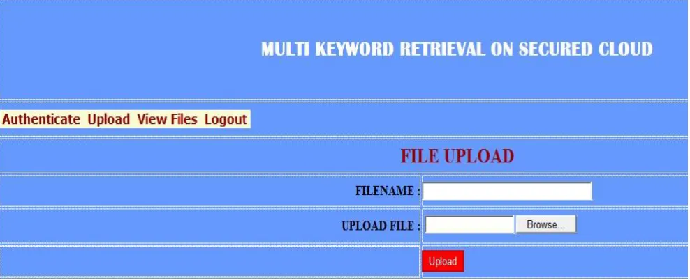 Figure 2: File upload 