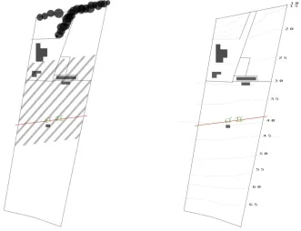 Figure 1 (left) Territorialising, 2010; digital drawing based on 2009 Survey Plan 