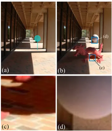 Figure 4: Inserted objects fully participate with the scene lighting as if they were naturally a part of the image