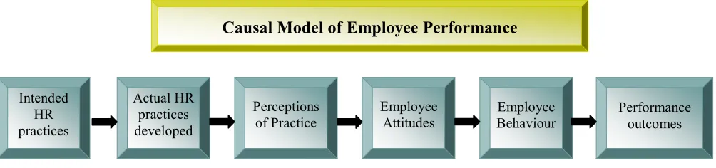 Figure 2-3: Causal Model of Employee Performance 