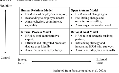 Figure 2-5 Competing Values Framework 