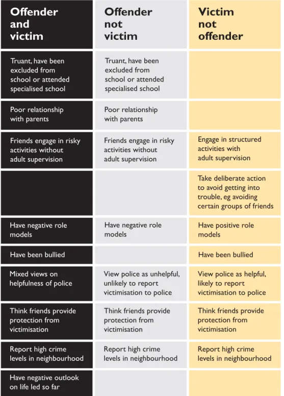 Diagram 2: risk and protective factors 