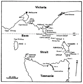 Figure 3-1 Bass Strait 