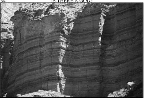 Figure 2.2 Sedimentary rock showing strata or layers in the  Grand Canyon. 