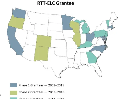 Figure 1. RTT-ELC Grantee States 