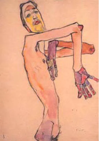 Figure 8: Egon Schiele, Erwin Olsen, 1910. 