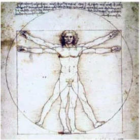 Figure 10: Leonardo Da Vinci, Vitruvian Man, 1513, pen and ink 