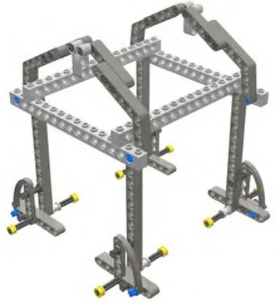 Figure 2.9: less detailed building instructions for Lego column bases                                  