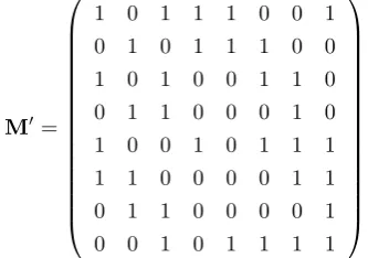 Table 2. Trace Computation of an Element x ∈ F28 Using Diﬀerent Bases