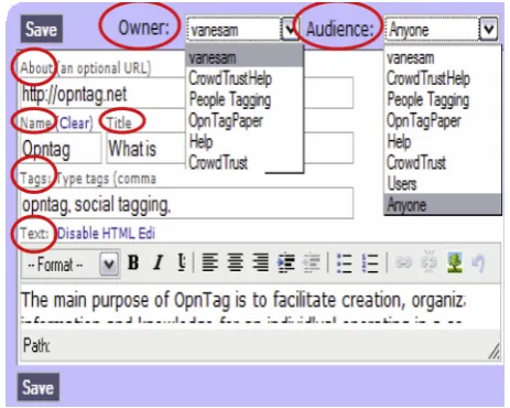 Figure 2. A framework for usable privacy control in socialsoftware.