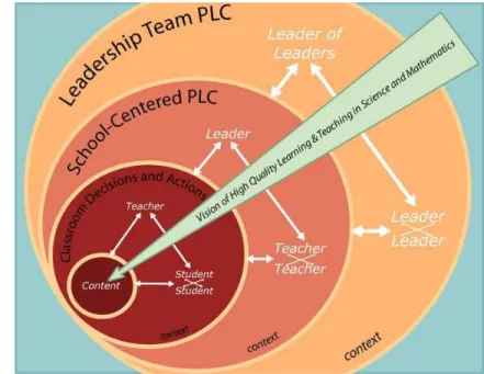 Figure 1. Conceptual Framework for PRiSSM Professional  Development 