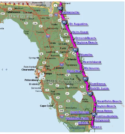 Figure 4.1: I-95 in Florida279