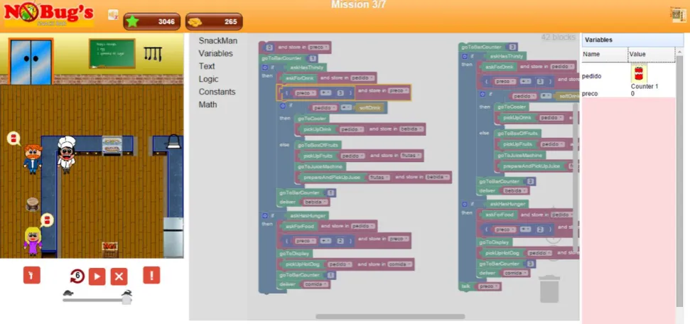 Figure 2. Game interface. 