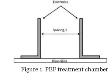 Figure 1. PEF treatment chamber  