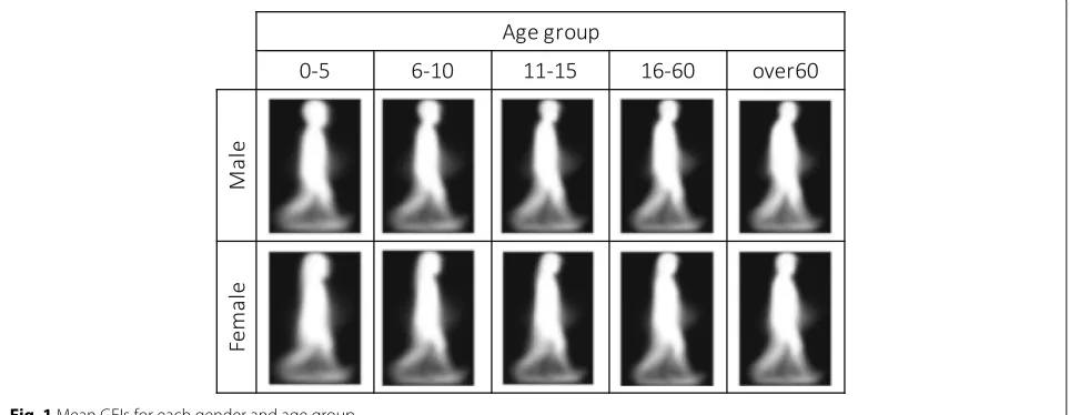 Fig. 1 Mean GEIs for each gender and age group