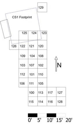 Figure 3.6 Cabin Site 1 Base Map - View to the North 