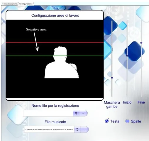 Figure 11.  Posture rehabilitation user interface  