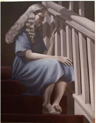 Fig 3: Solitude 1979. 120 x 94 cm , acrylic paint on canvas. 