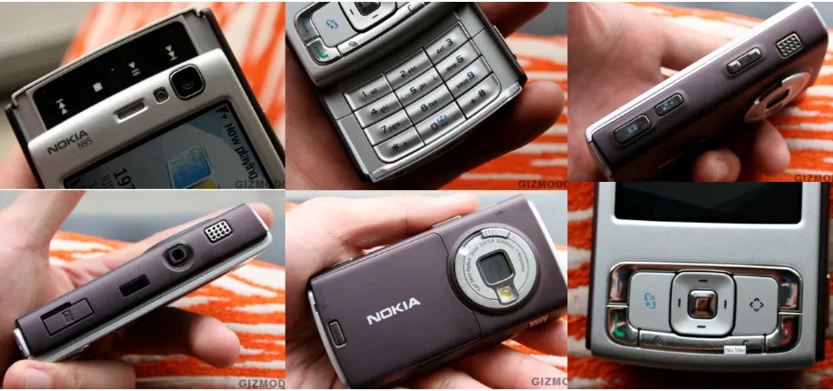 Figure 27. Comparison between iPhone and Nokia N95 [28].    