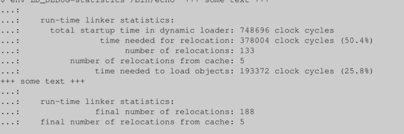 Figure 8: Gather Startup Statistics