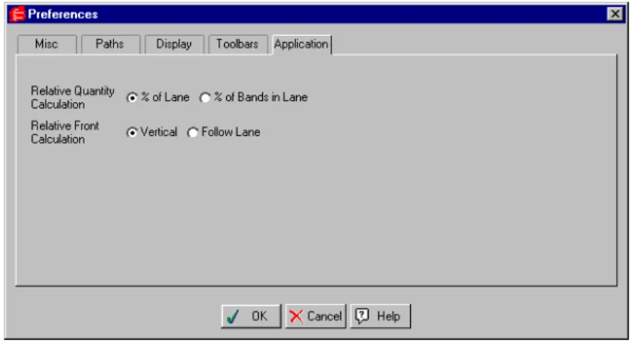 Fig. 2-14.  Preferences dialog box.