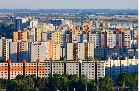 Figure 6. Prefabricated Apartments Building in Bratislava [18]  