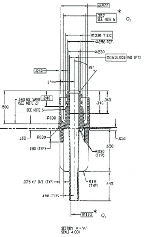 Figure 4. Technical drawing of FSC (cross section view).