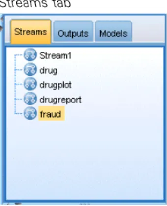 Figure 3-7 Streams tab