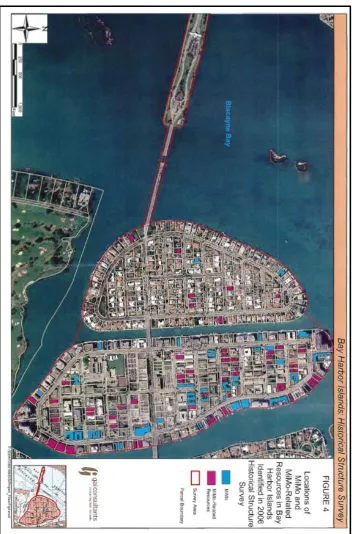 Figure 2.1: 2006 Survey Map of Bay Harbor Islands Identifying MiMo  