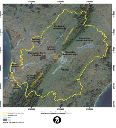 Figure 1: Manawatū River catchment  